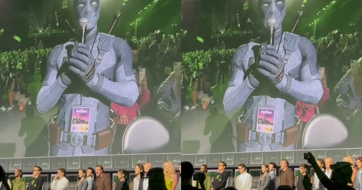 Photo: infobae.com Ryan Reynolds Crashes Comic-Con as Deadpool to Ask for "Avengers: Doomsday" Role