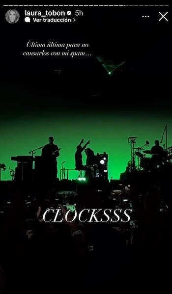 Instastories de Laura Tobón en
