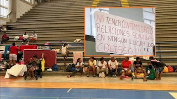 Prohíben “tener intimidad” a damnificados