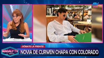 Curwen responde al ampay de Carla Campos y revela qué hará con su relación. Captura: Magaly TV La Firme.