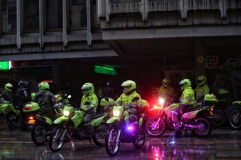 Policía lista para controlar las