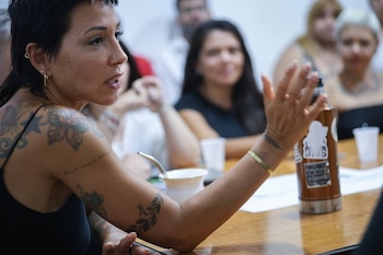 Mayra Mendoza reunión PJ Quilmes