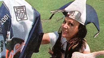 Yola Polastri se identificó con Alianza Lima, club tradicional del Perú. - Crédito: Memorias de una piel