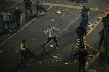 Final Copa Mundial de la FIFA 2026 – Argentina Vs España - Incidentes Obelisco
