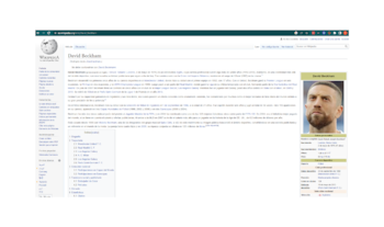 El perfil de David Beckham