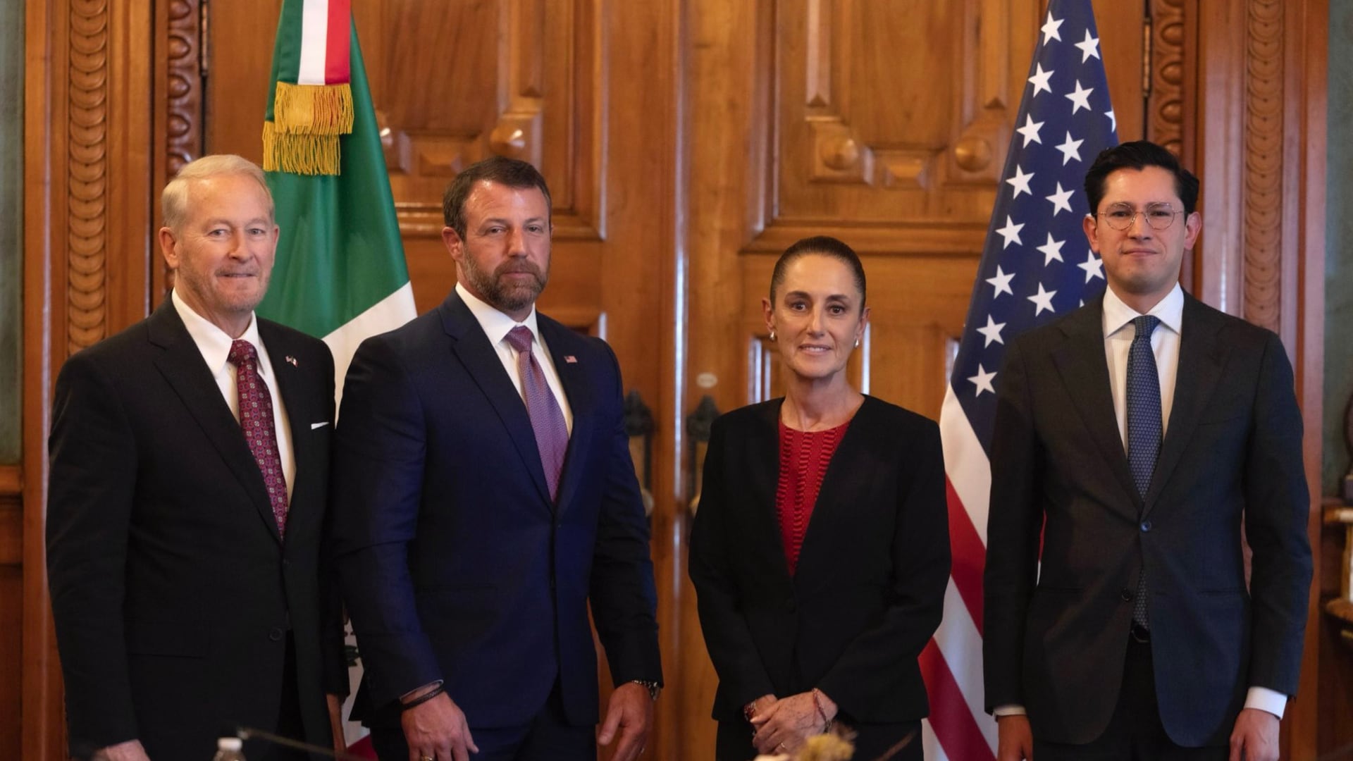 Sheinbaum recibe a funcionario de EEUU y acuerdan cooperación en seguridad.