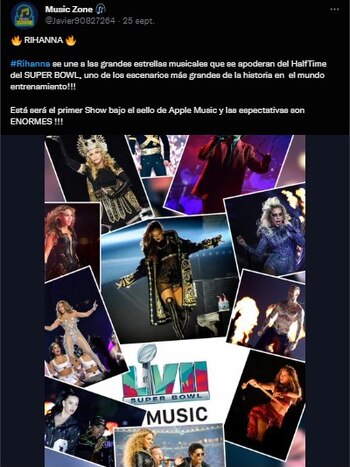Reacciones al anuncio de Rihanna