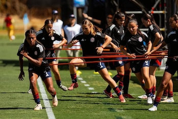 Emma Azofeifa, jugadora juvenil de la selección argentina