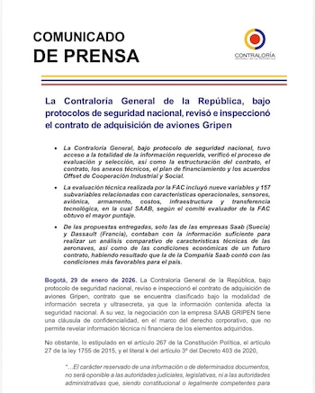 El informe oficial detalló que