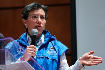 En la imagen, la alcaldesa de Bogotá, Claudia López. EFE/Carlos Ortega