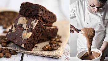 Oriol Balaguer, pastelero: “Para hacer un buen brownie en casa, utilizo azúcar blanco y moreno, chocolate negro del 70%, nueces y sal”