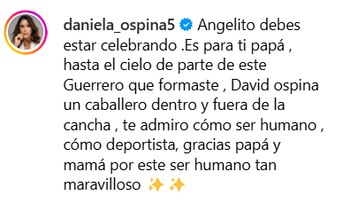 La deportista celebró el triunfo