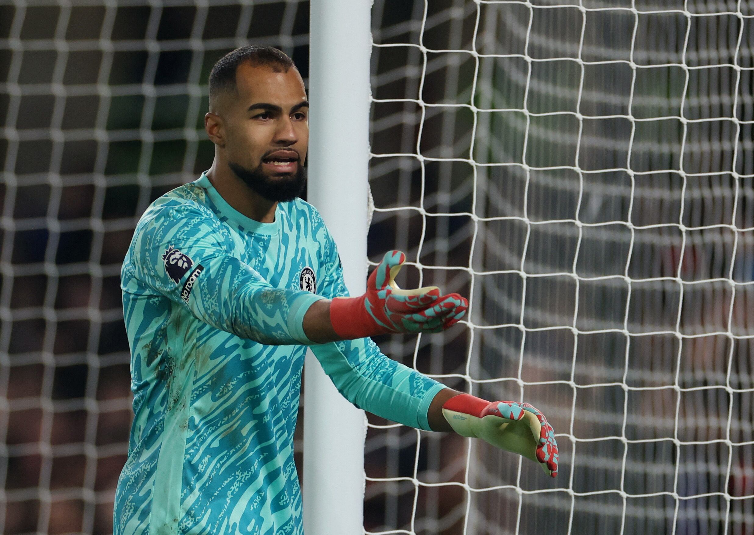 El portero del Chelsea Robert Sánchez (REUTERS/Isabel Infantes )