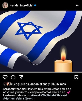 Sarah Mintz se pronunció sobre