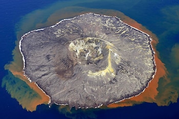 La expansión de Nishinoshima es