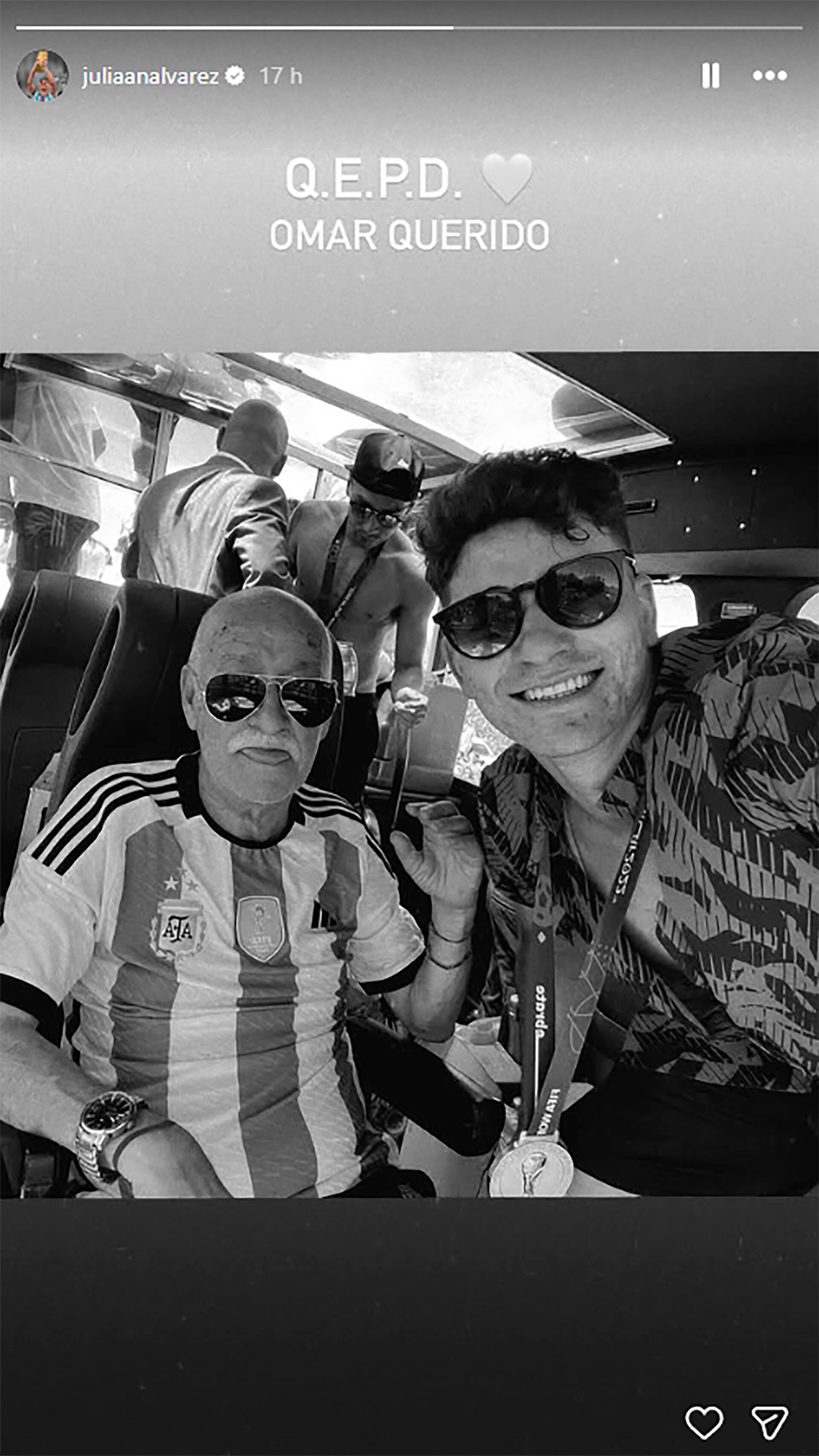 La historia de Julián Álvarez con Omar Souto