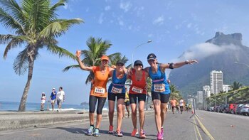 Fueron juntas a correr una