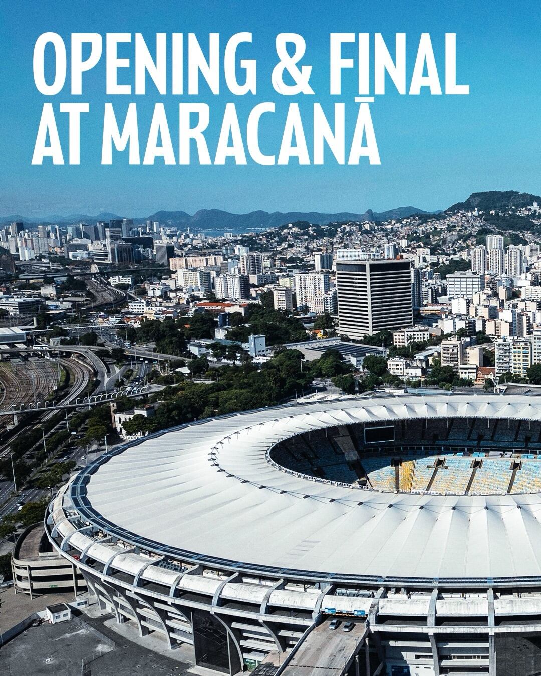 El partido inaugural y la final del Mundial de Brasil 2027 se jugará en el estadio Maracaná (FIFA)