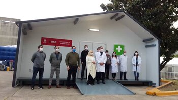 En el Hospital Central de