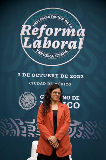 Luisa María Alcalde (Foto: Twitter/