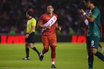 Yuriel Celi debutó con la selección peruana en un amistoso ante Bolivia el 2022. (FPF)