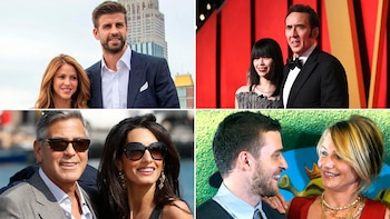 Estos famosos tuvieron parejas mucho