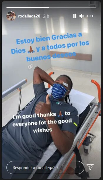 Parte de tranquilidad de Rodallega