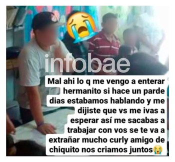 Foto infantil de "Curly", en