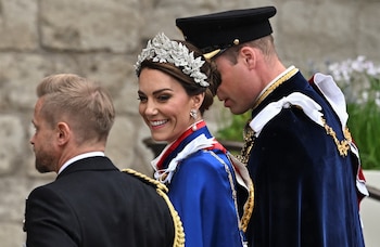 Los príncipes británicos William y