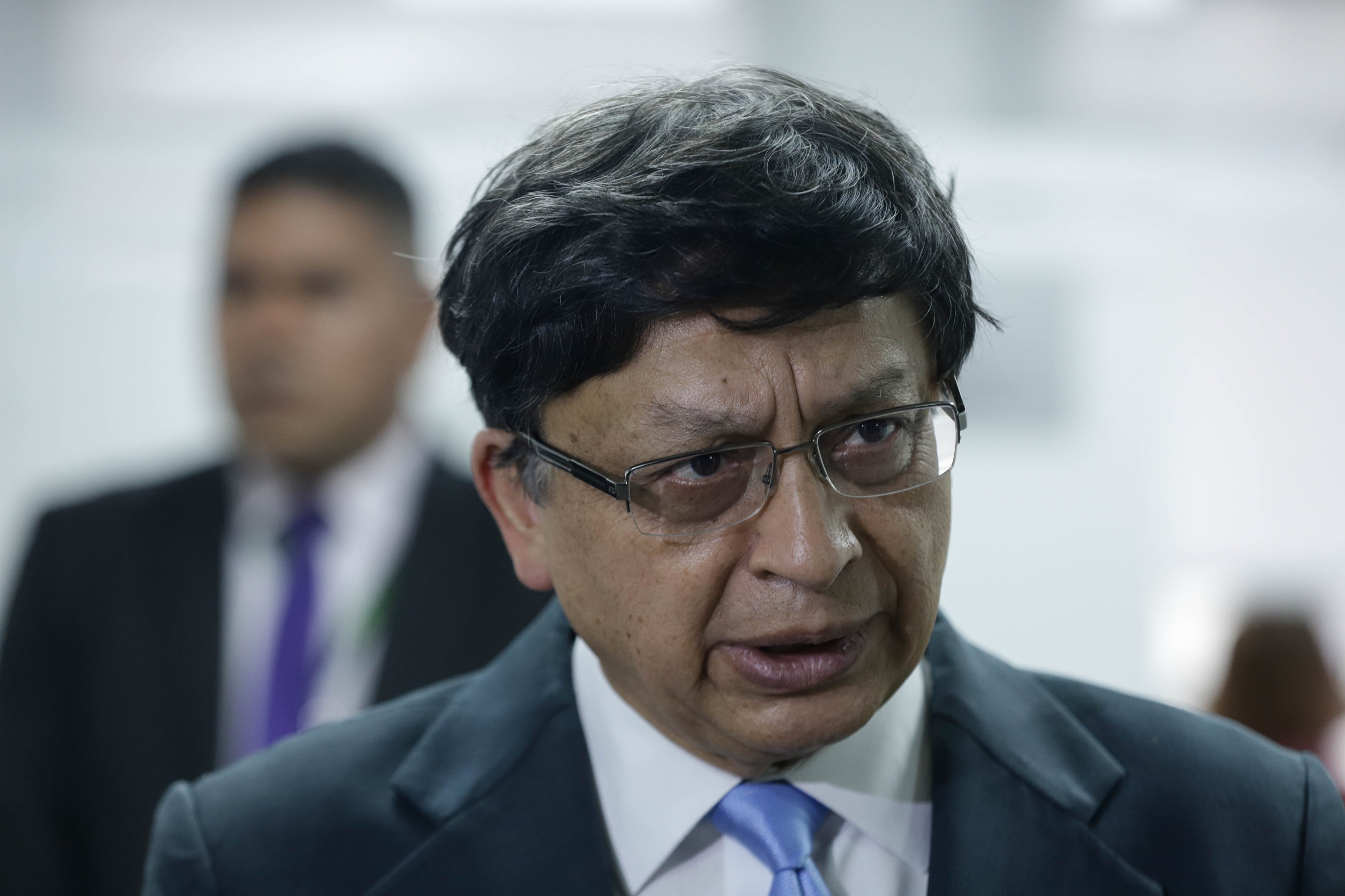 Jorge Ibáñez, magistrado de la Corte Constitucional, hizo parte de la discusión - crédito Colprensa