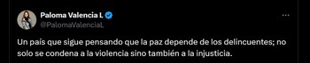 Paloma Valencia en X