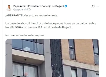El concejal Humberto “Papo” Amín calificó el hecho como aberrante y pidió que no haya impunidad - crédito @papoaminCD/X