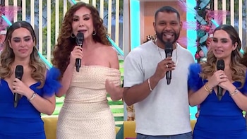 Janet Barboza y Edson Dávila