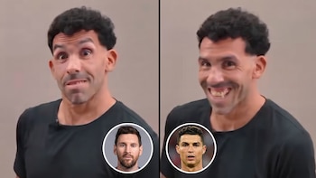 “Hablá si hay un tridente mejor que el tuyo”: el desafío viral de Carlos Tevez con Messi y Cristiano Ronaldo como protagonistas