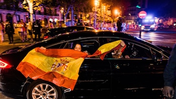 La noche de la celebración del Mundial acaba con siete detenidos en Madrid