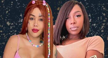 Yina Calderón y Karen Sevillano