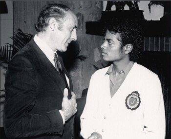 Henry Mancini con Michael Jackson