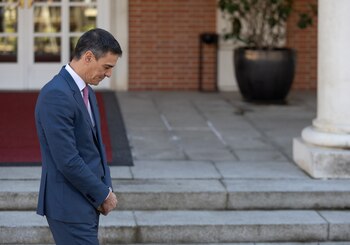 Pedro Sánchez, presidente del Gobierno,