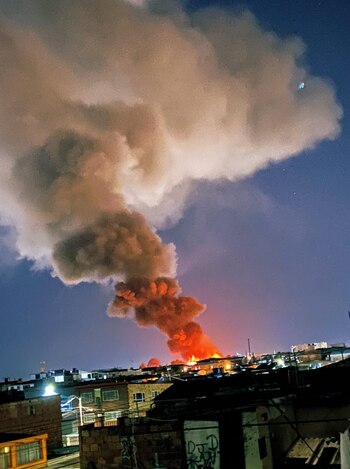 Incendio en horas de la