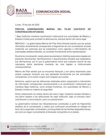 Comunicado Oficial.