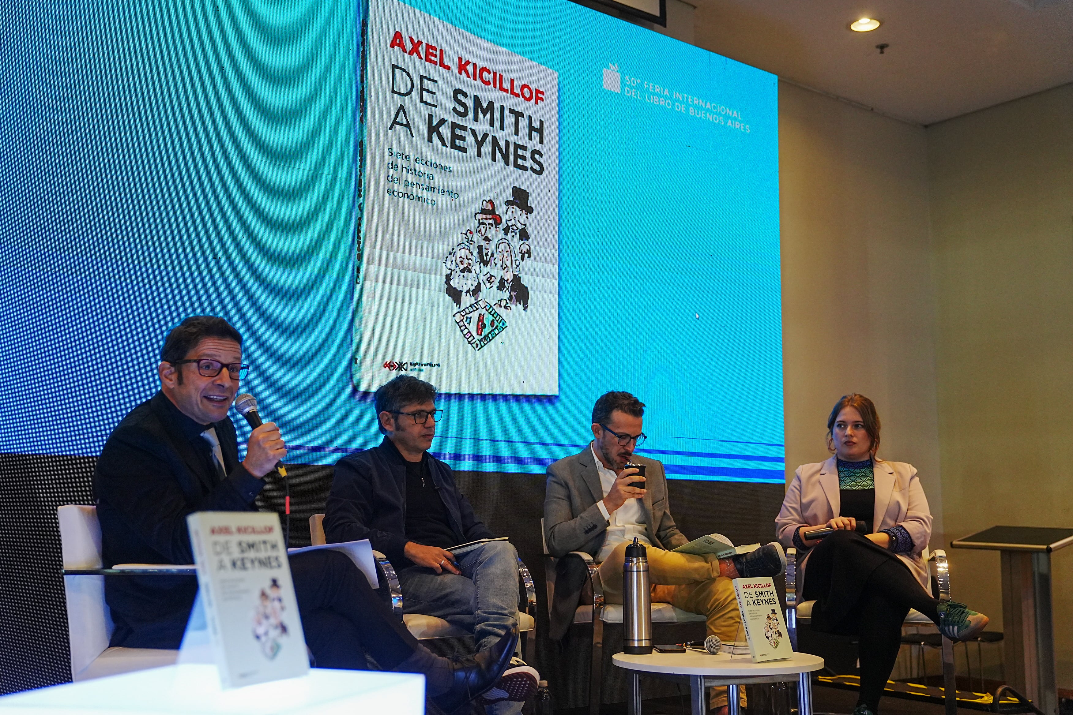 Diego Giacomini, Alejandro Bercovich y Candelaria Botto acompañaron la presentación (RS Fotos)