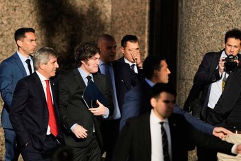 Javier Milei y Luis Caputo