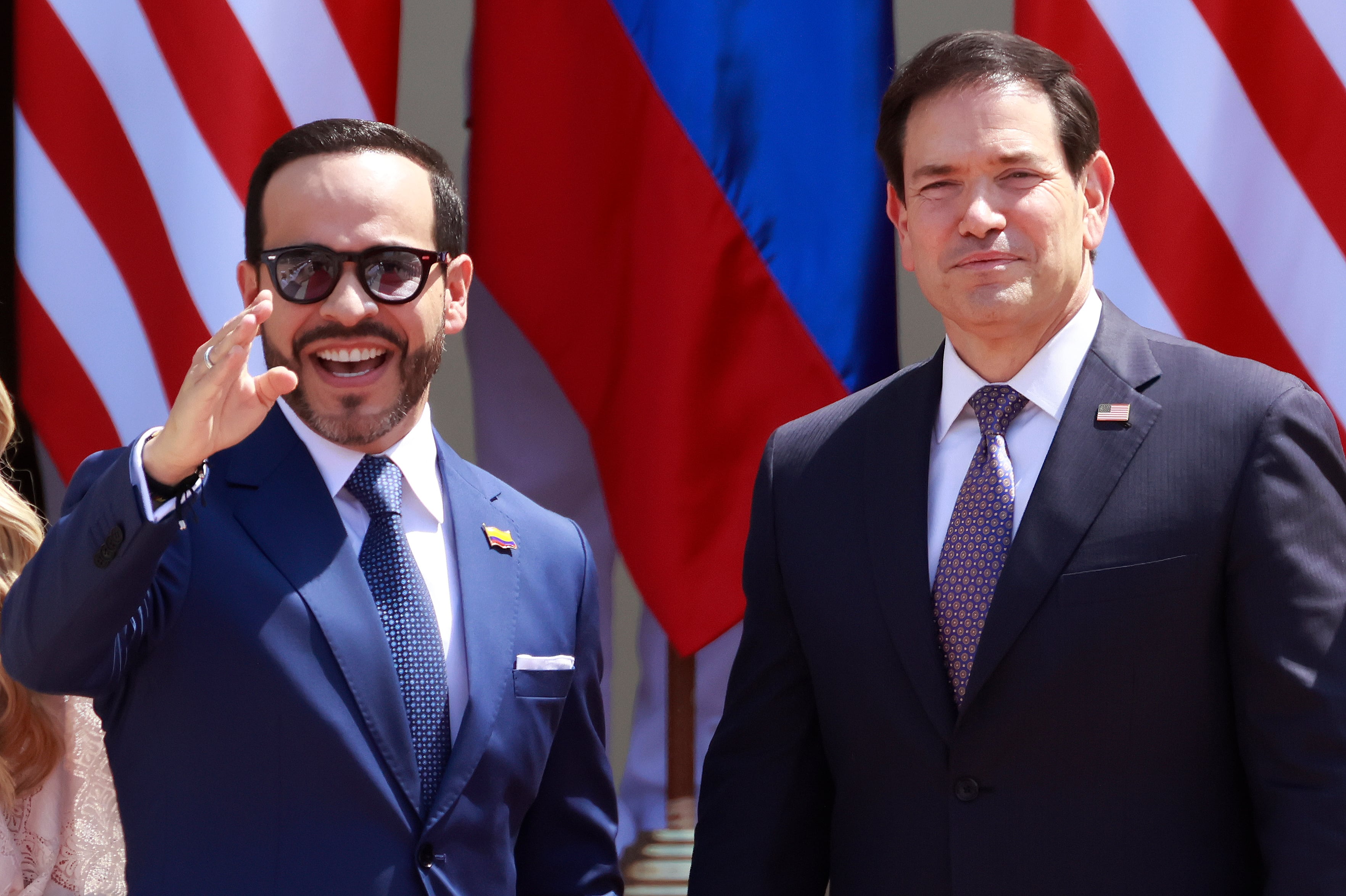 Más allá de la anécdota personal, Rubio centró buena parte de su intervención en la seguridad y las oportunidades económicas para Colombia - crédito Ricardo Maldonado/EFE