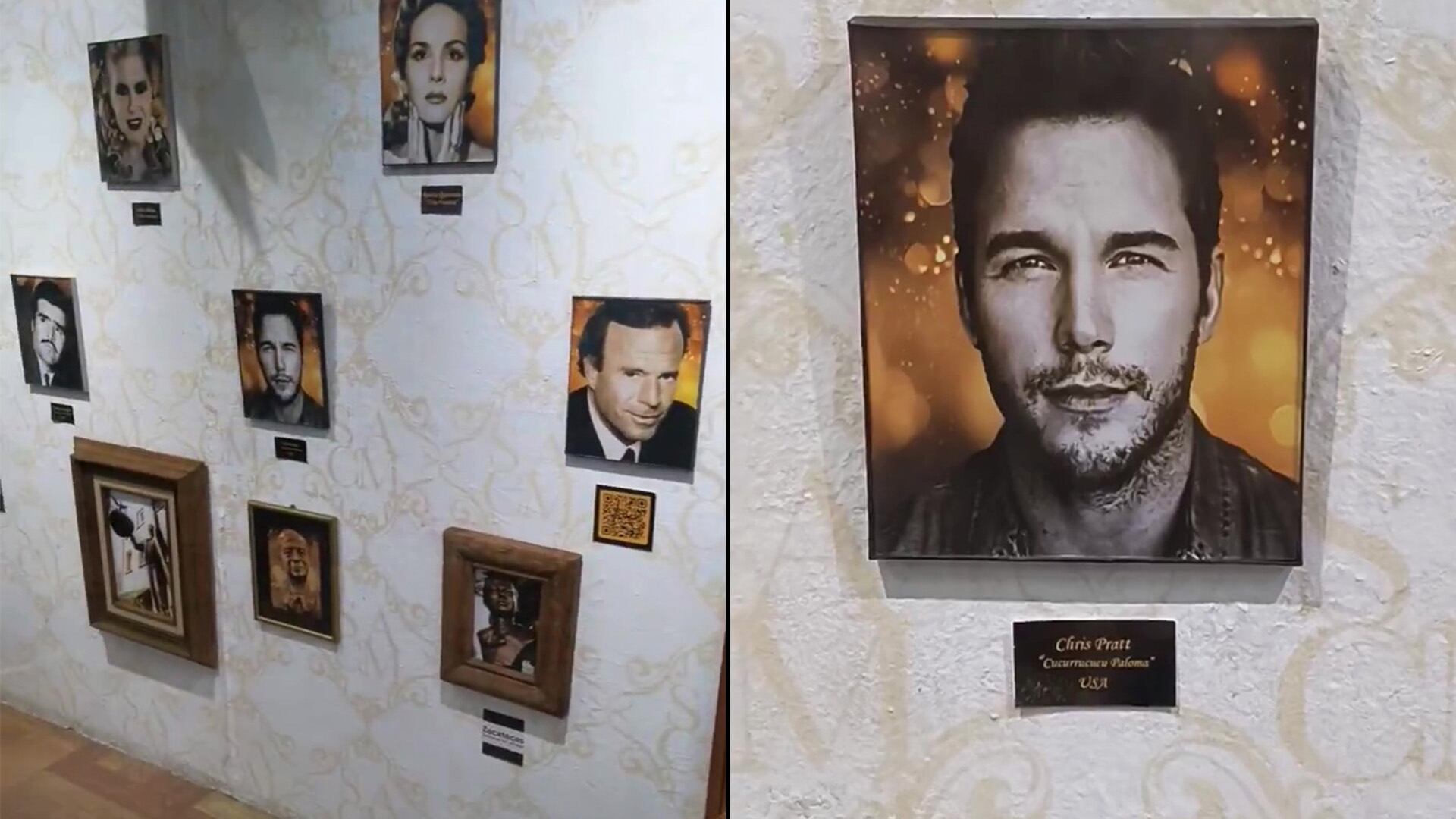 Chris Pratt en exposición del Metro CDMX
