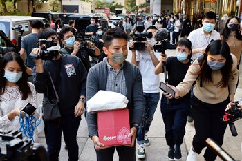 Un periodista de i-Cable TV