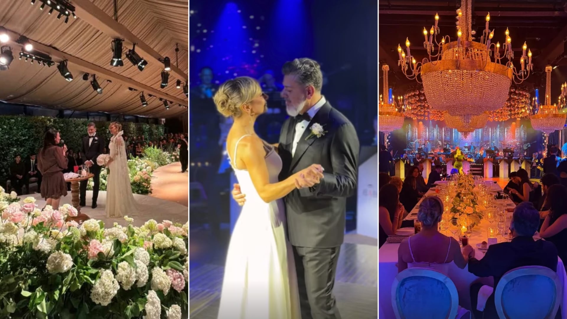 Las mejores imágenes del casamiento de Andrea Ghidone y Pablo Otero: tres vestidos, fiesta con tango y shows sorpresa