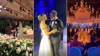 Las mejores imágenes del casamiento de Andrea Ghidone y Pablo Otero: tres vestidos, fiesta con tango y shows sorpresa
