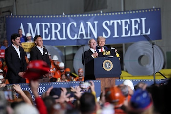 Donald Trump habló este viernes