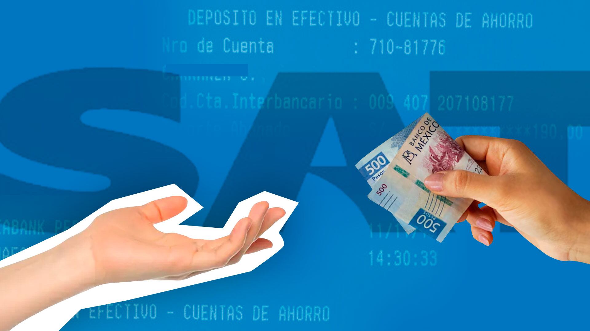 Todo depósito en efectivo que exceda los 15 mil pesos mensuales está sujeto a una retención automática del 3% como medida de fiscalización. (Infobae/Jovani Pérez)