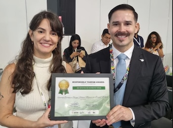 Costa Rica se consolida como referente en turismo sostenible tras lograr dos premios en la WTM Latin America 2026. Cortesía: ICT
